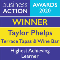 logo: 2020 Business Action Awards Learner 2020 Business Action Awards Winner